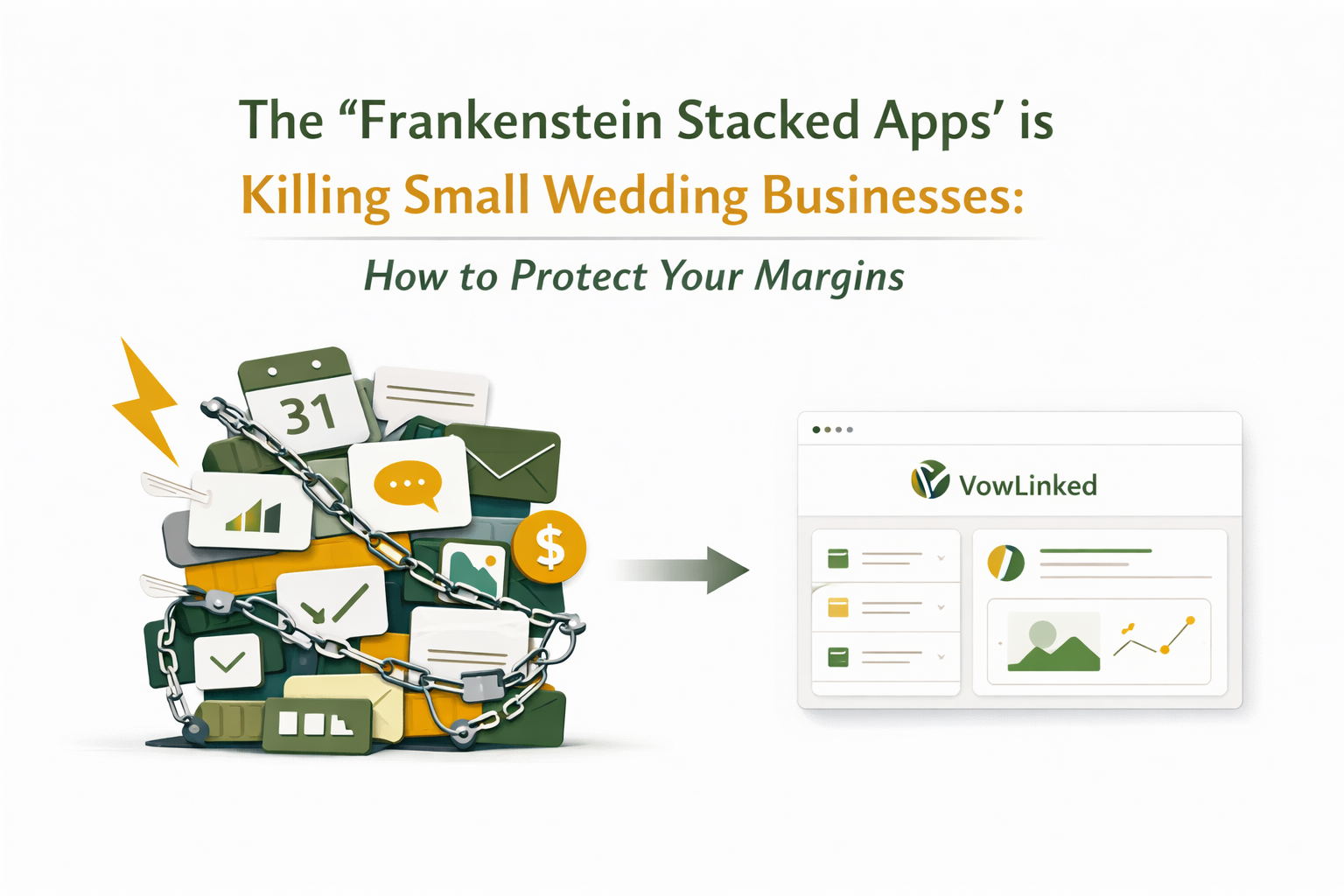 The "Frankenstein Stacked Apps" is Killing Small Wedding Businesses: How to Protect Your Margins
