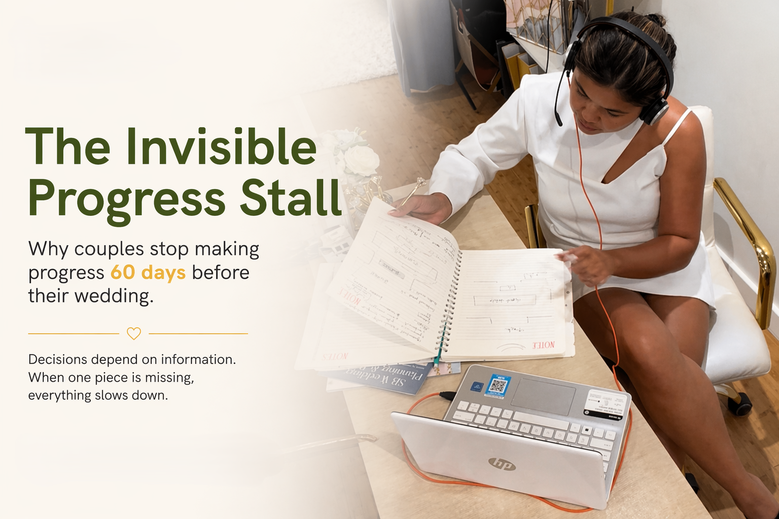 Why Couples Stop Making Progress 60 Days Before the Wedding